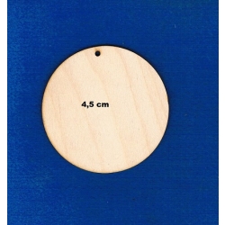 SKLEJKA #3mm  Koło 4,5cm, kółko 4,5cm  z otworem